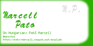 marcell pato business card